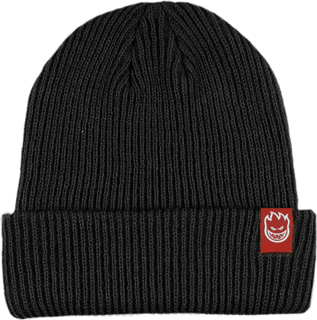 Spitfire-Get-Lit-Ribbed-Cuff-Beanie-Black-792x800