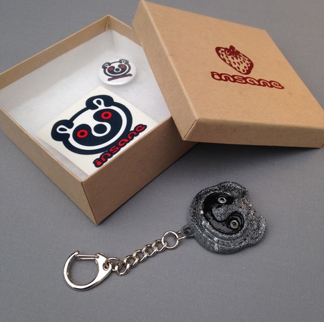 Insane Panda Head Key Ring £16