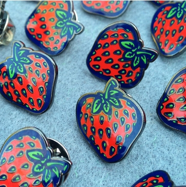 Strawberry pins